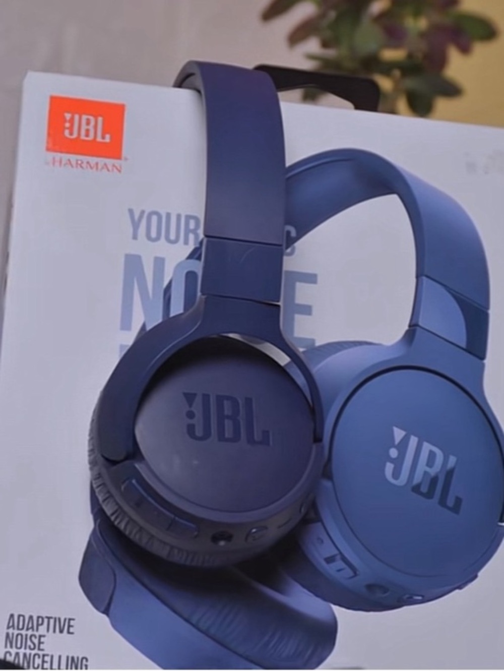 🆕 JBL Tune 670NC BLUE Headphones Noise Cancelling new in box